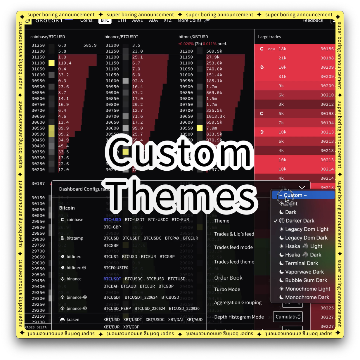 Custom themes