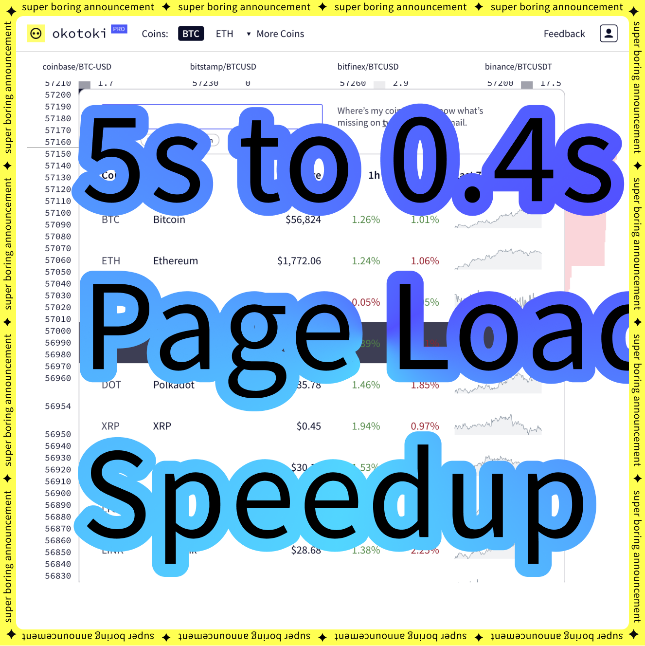 Page load speedup