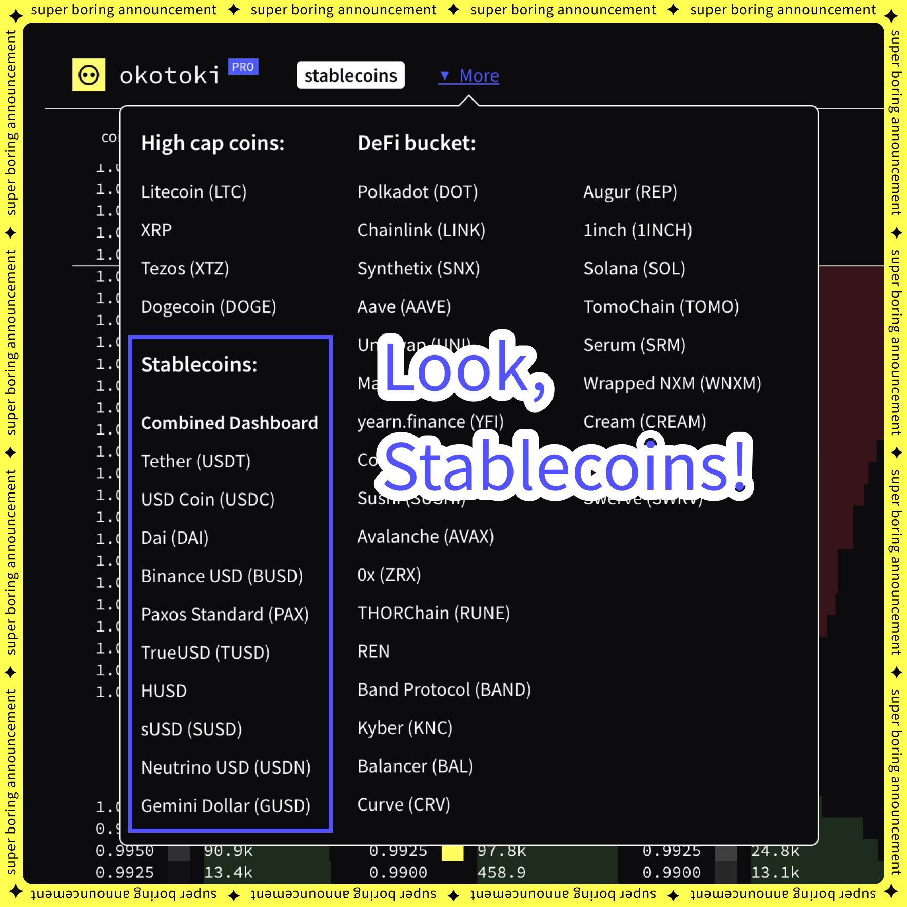 Stablecoins markets added